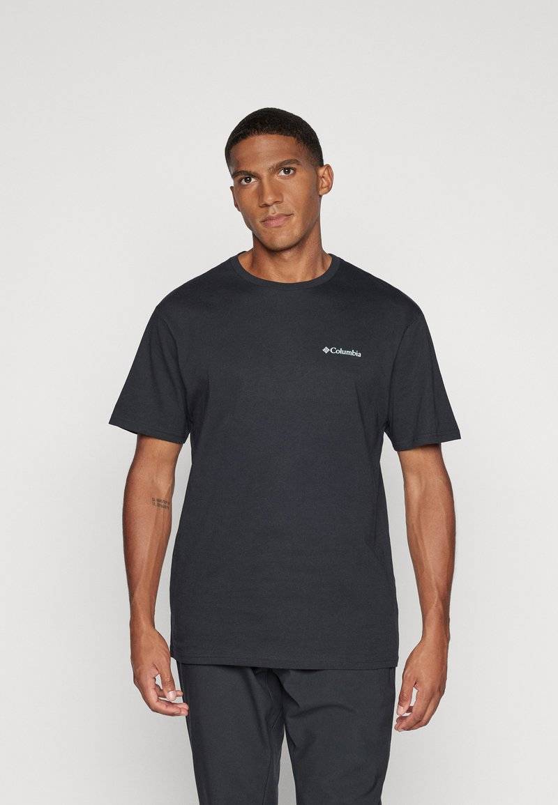 Columbia Columbia CAVALRY TRAIL - Print T-shirt - black Kostenlose Rückgabe