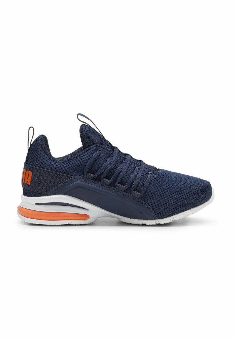 Puma Puma AXELION - Training shoe - club navy flame flicker white Zeitbegrenzte Promotion