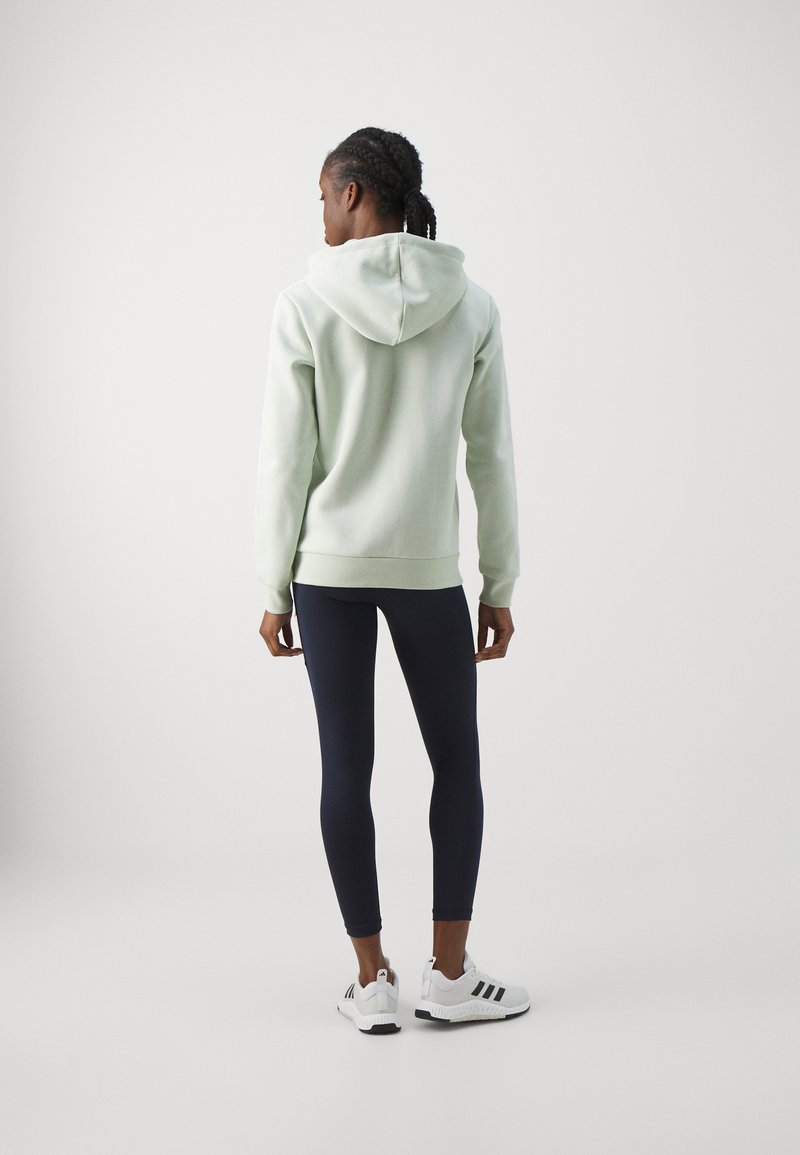 adidas Sportswear adidas Sportswear ESSENTIALS 3 STRIPES FULL ZIP HOODIE - Zip-up sweatshirt - linen green Bis zu 55% Rabatt