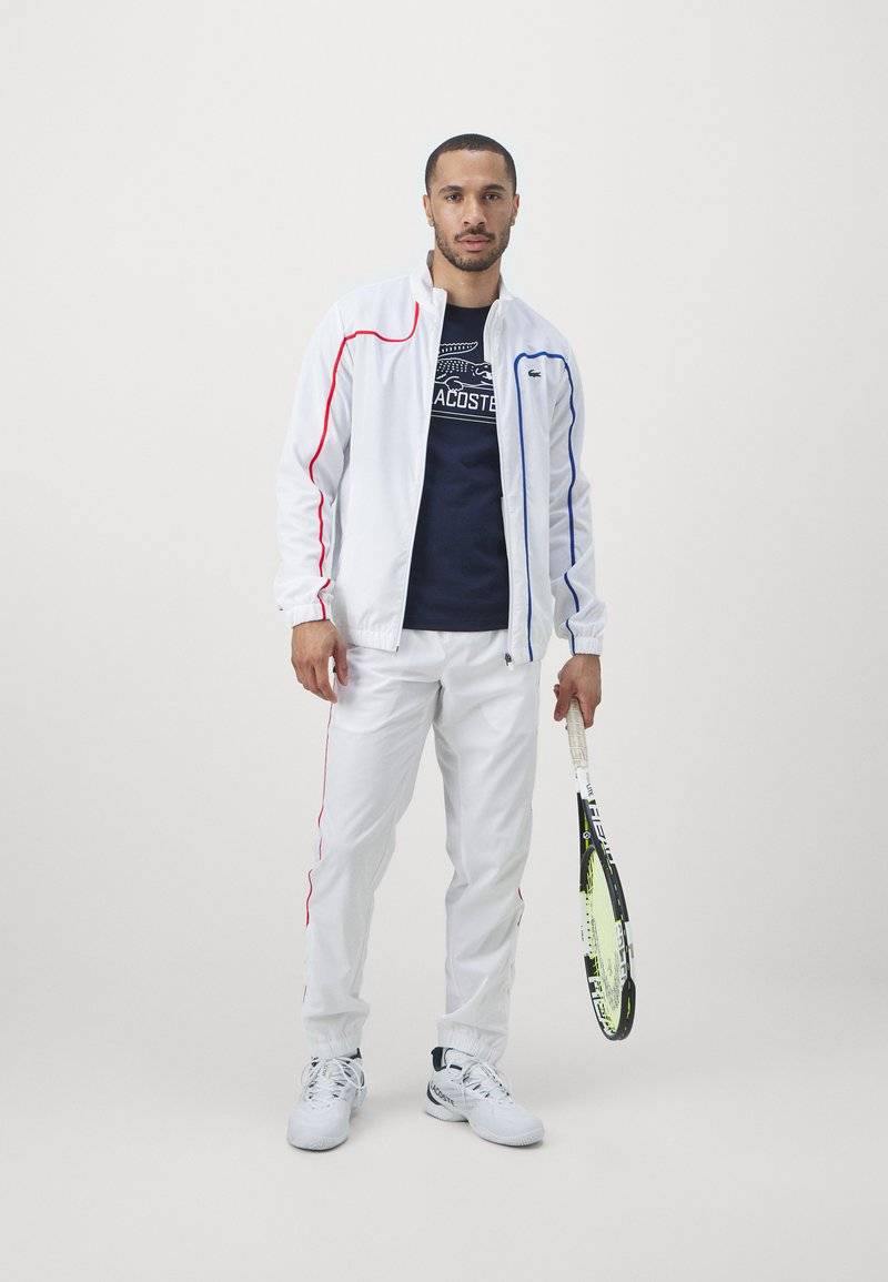 Lacoste Sport Lacoste Sport TRACKSUIT TENNIS PLAYERS - Tracksuit - white Clearance-Verkauf