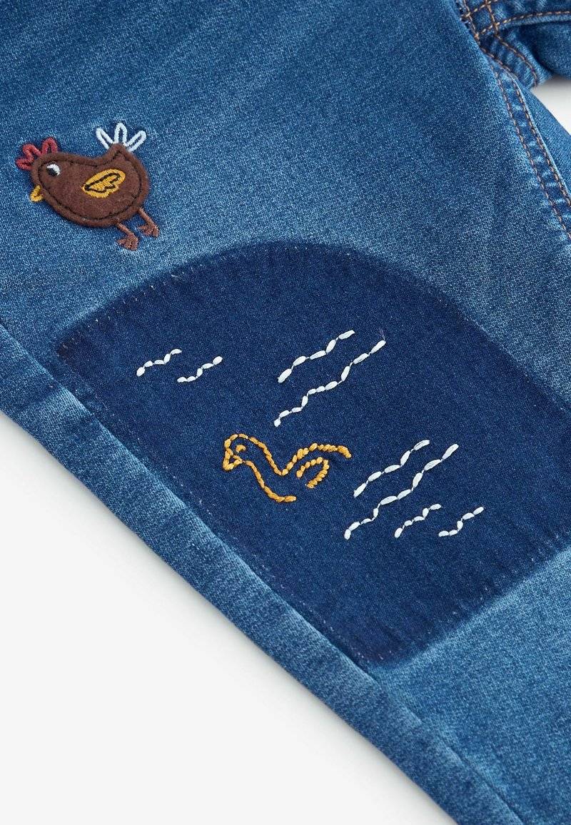 Next Next REGULAR FIT - Jeans Tapered Fit - mid blue farmyard Cyber Monday