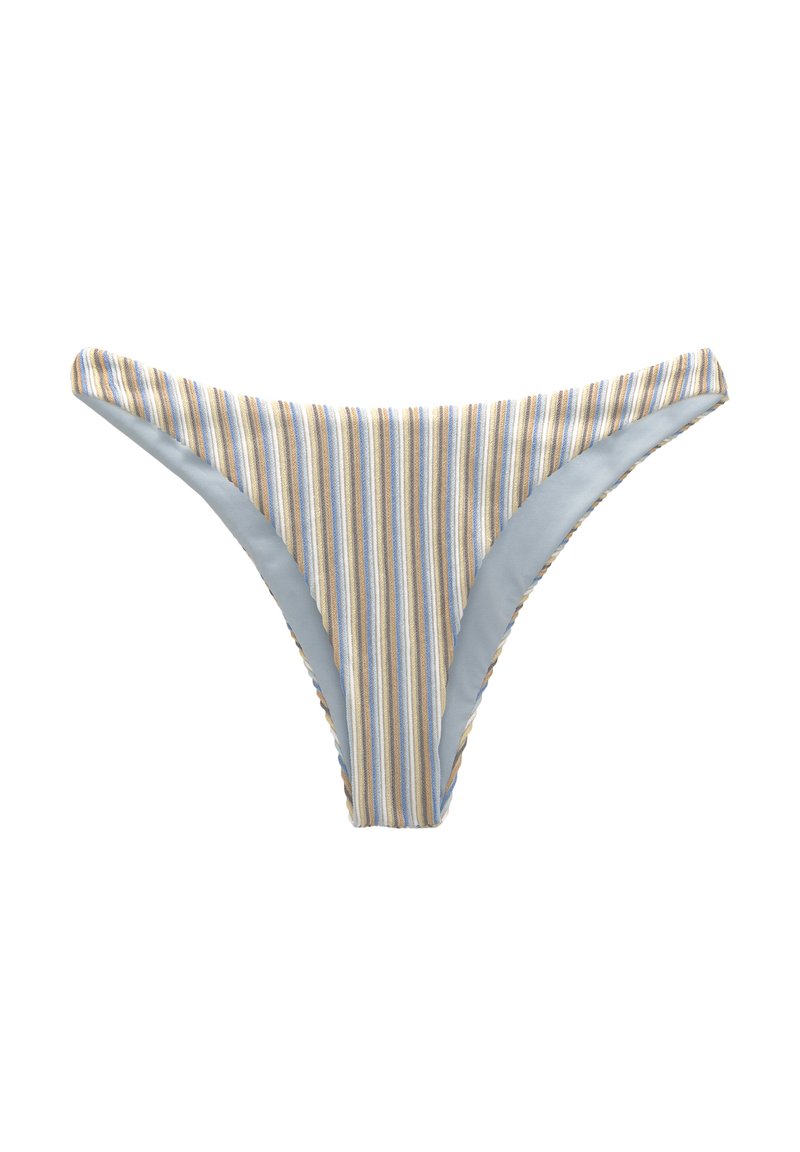 PULL&BEAR PULL&BEAR STRIPED - Bikini bottoms - blue Valentinstagsangebot