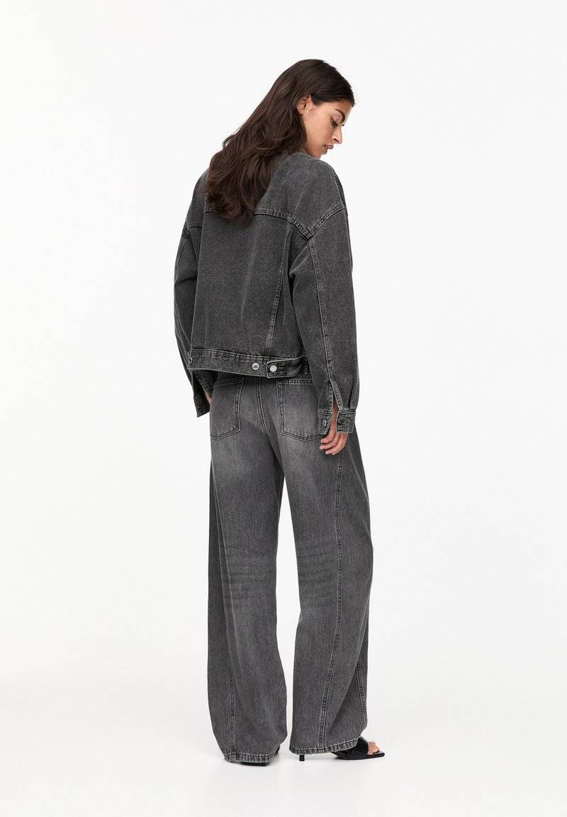 PULL&BEAR PULL&BEAR Denim jacket - grey Heißer Verkauf