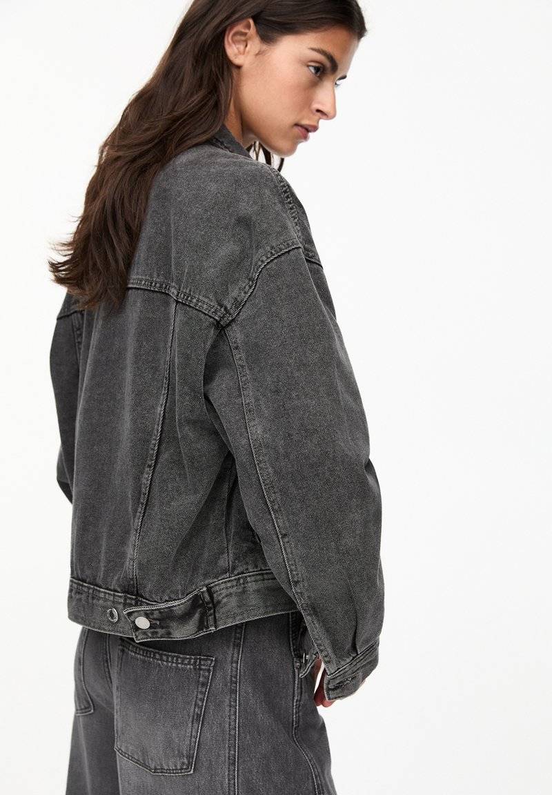PULL&BEAR PULL&BEAR Denim jacket - grey Heißer Verkauf