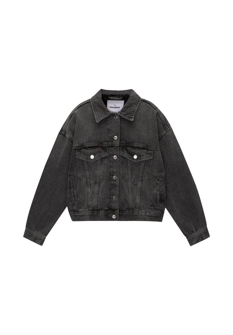 PULL&BEAR PULL&BEAR Denim jacket - grey Heißer Verkauf