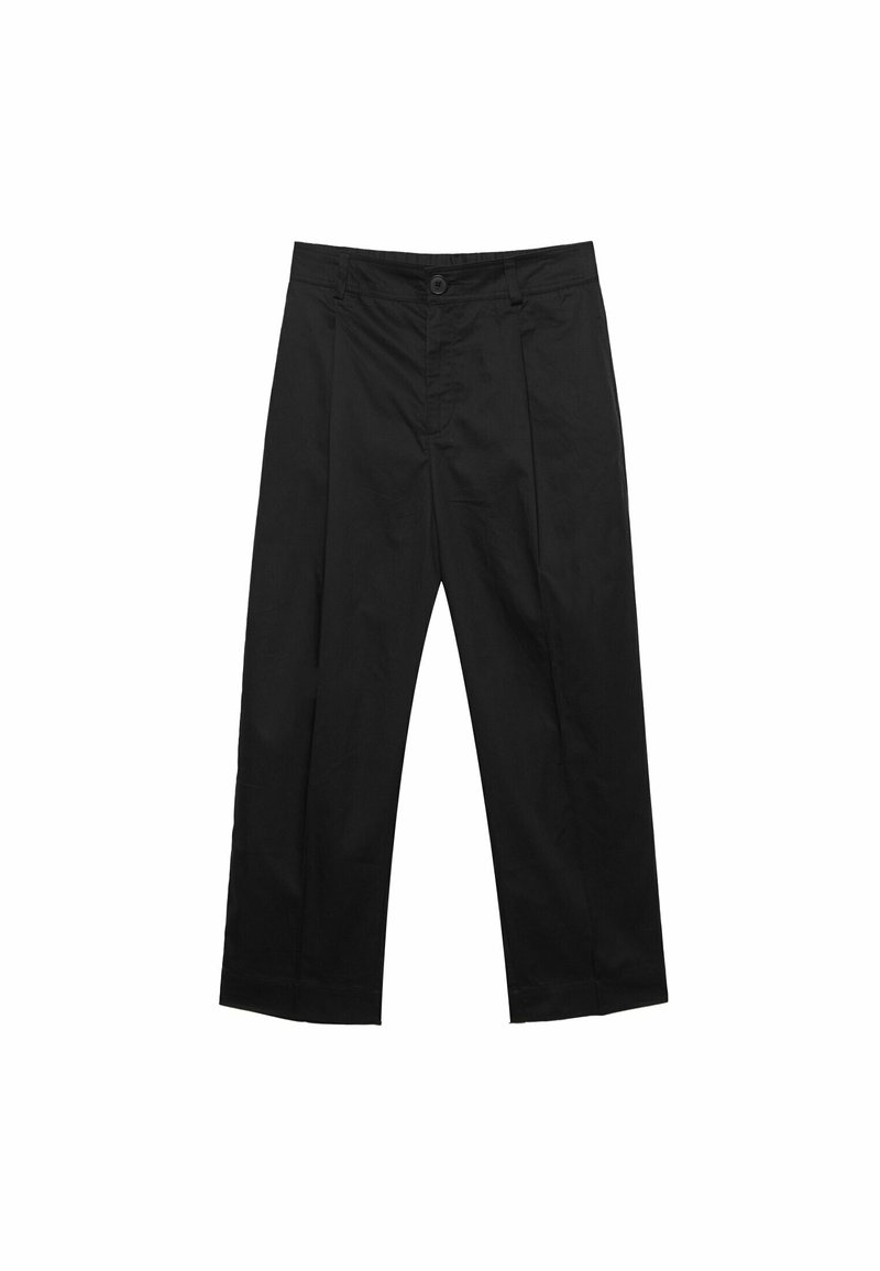 Stradivarius Stradivarius CARROT WITH DARTS DETAIL - Trousers - black Blitzangebot
