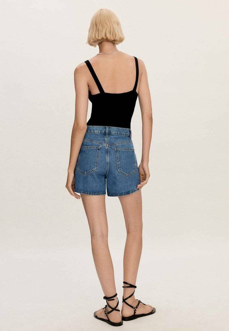 Mango Mango ZOE - Denim shorts - bleu moyen Saisonale Angebote