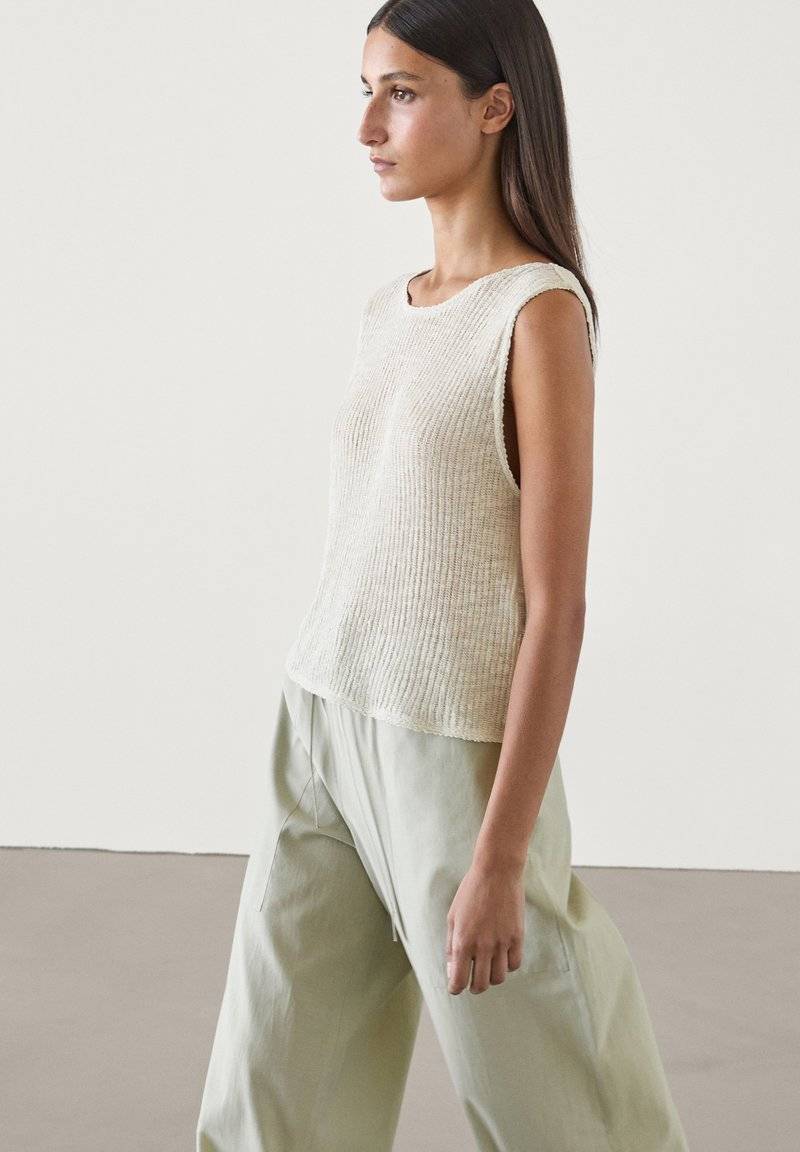 Massimo Dutti Massimo Dutti SLEEVELESS - Top - light brown VIP-Rabatte