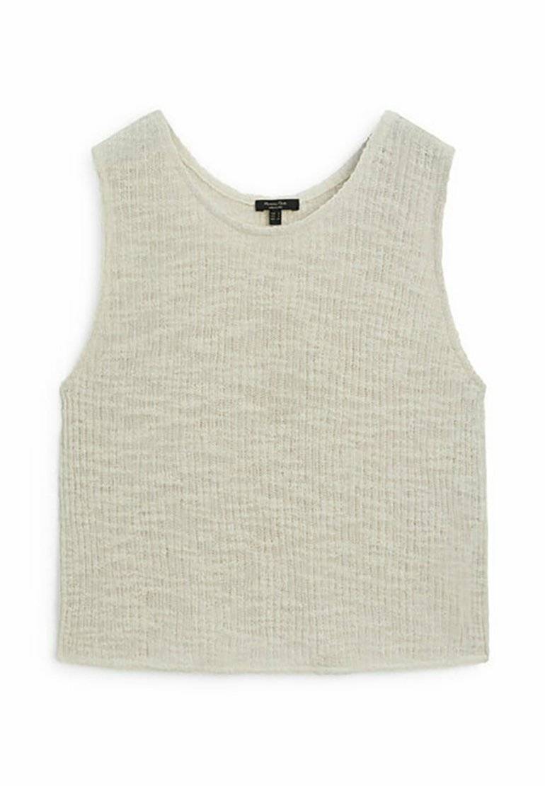 Massimo Dutti Massimo Dutti SLEEVELESS - Top - light brown VIP-Rabatte