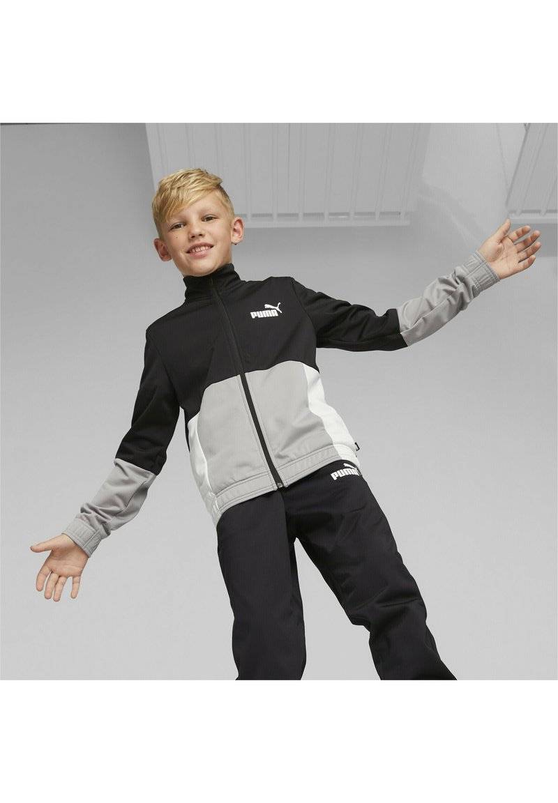 Puma Puma COLORBLOCK SUIT UNISEX SET - Tracksuit - black Wochenangebot