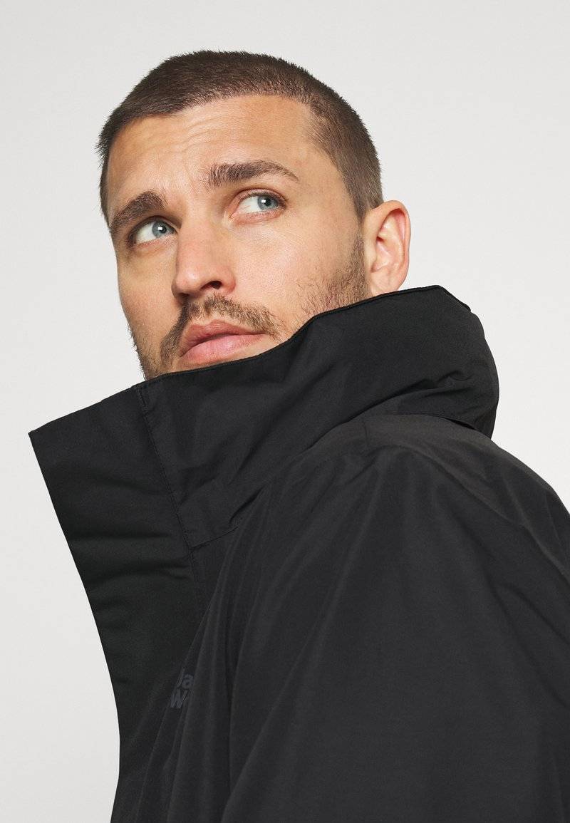 Jack Wolfskin Jack Wolfskin STORMY POINT - Hardshell jacket - black Begrenzte Freigabe