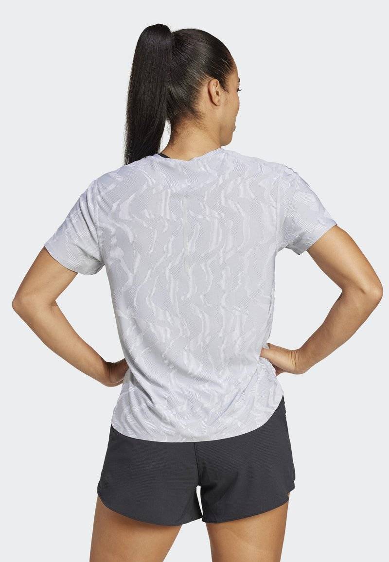 adidas Performance adidas Performance ULTIMATE HEAT.RDY ENGINEERED - Print T-shirt - halo silver Zeitbegrenzte Promotion