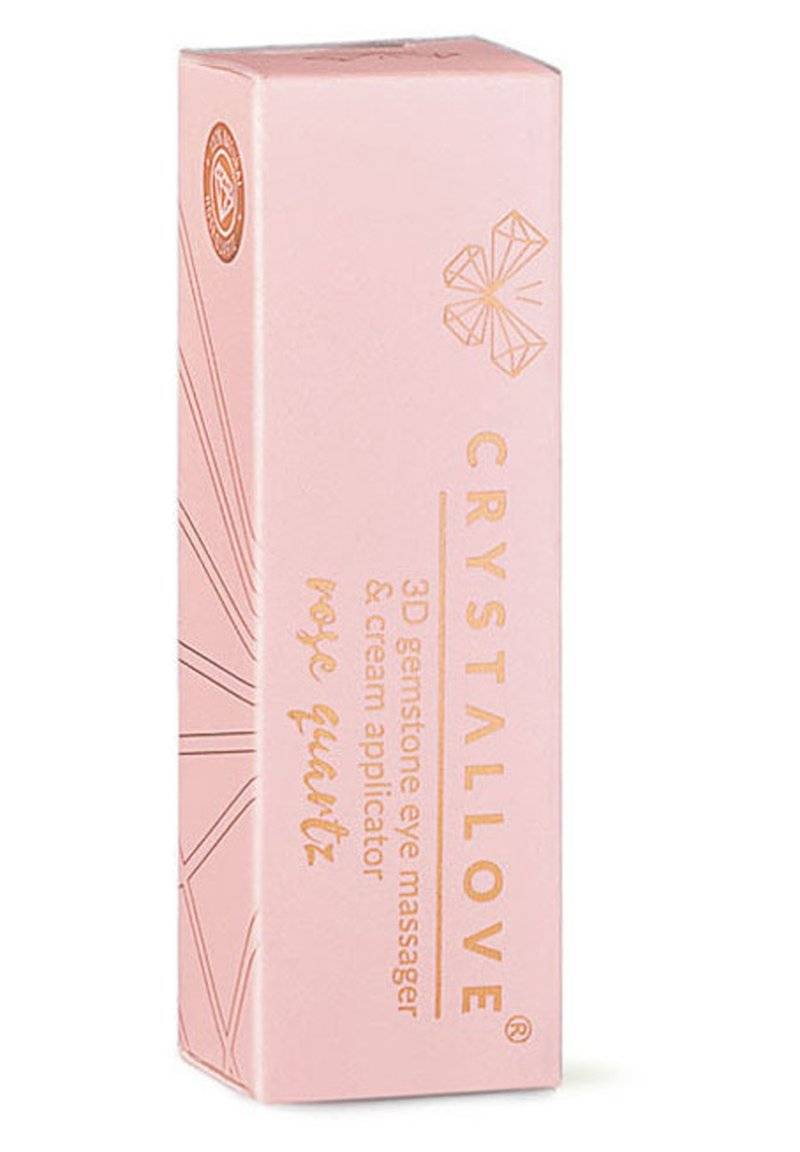 CRYSTALLOVE CRYSTALLOVE ROSE QUARTZ 3D EYE MASSAGER - Skincare tool - gold Im Verkauf