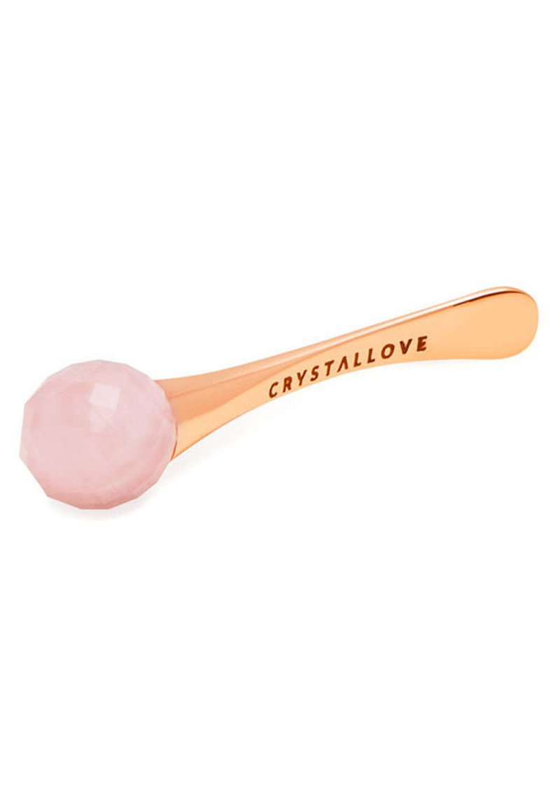 CRYSTALLOVE CRYSTALLOVE ROSE QUARTZ 3D EYE MASSAGER - Skincare tool - gold Im Verkauf