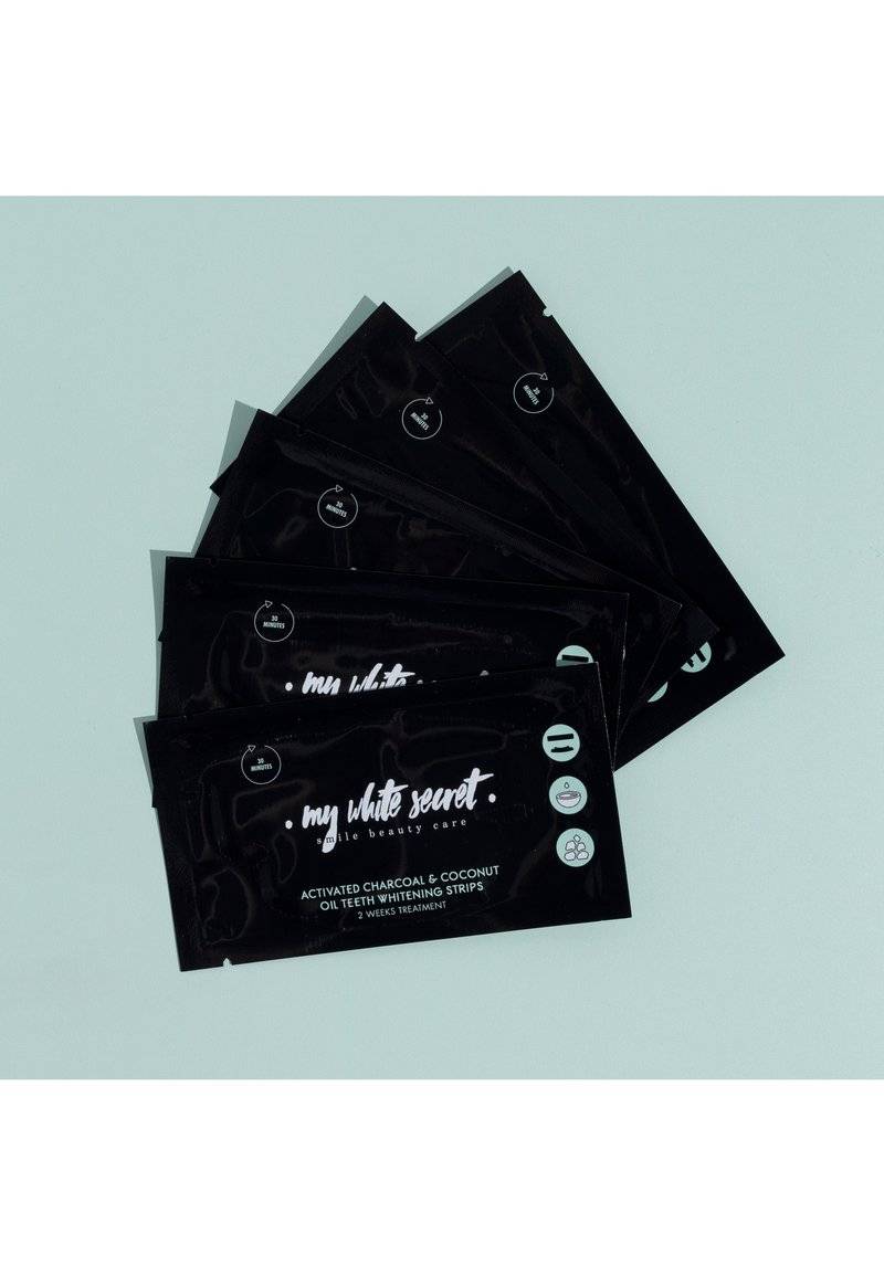 My White Secret My White Secret CHARCOAL TEETH WHITENING STRIPS - Dental care 50% Rabatt für begrenzte Zeit