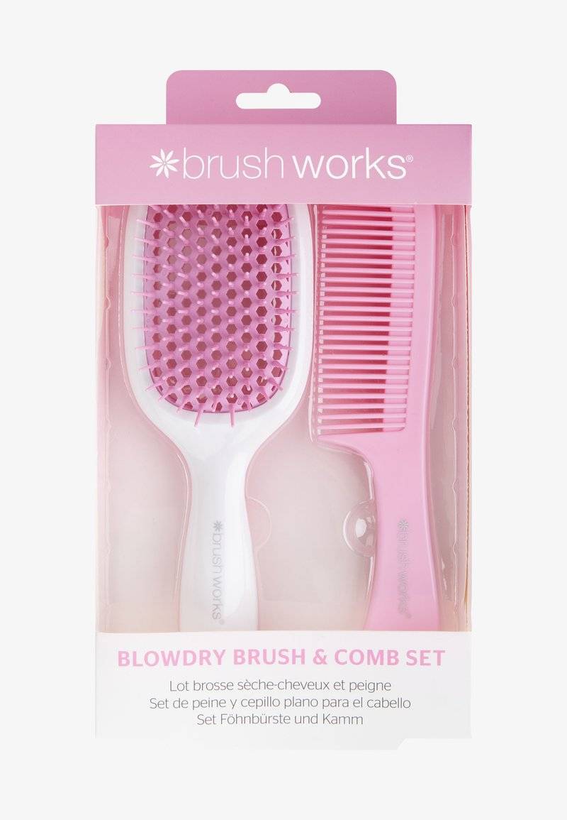 Brushworks Brushworks BRUSHWORKS BLOWDRY BRUSH AND COMB - Hair set - pink & white Angebote
