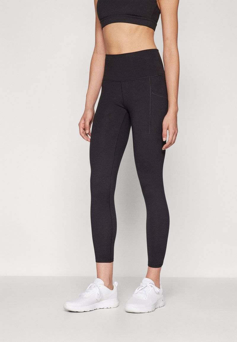 Champion Champion HIGH RISE 7/8 POCKET - Leggings - black Muttertagsangebot