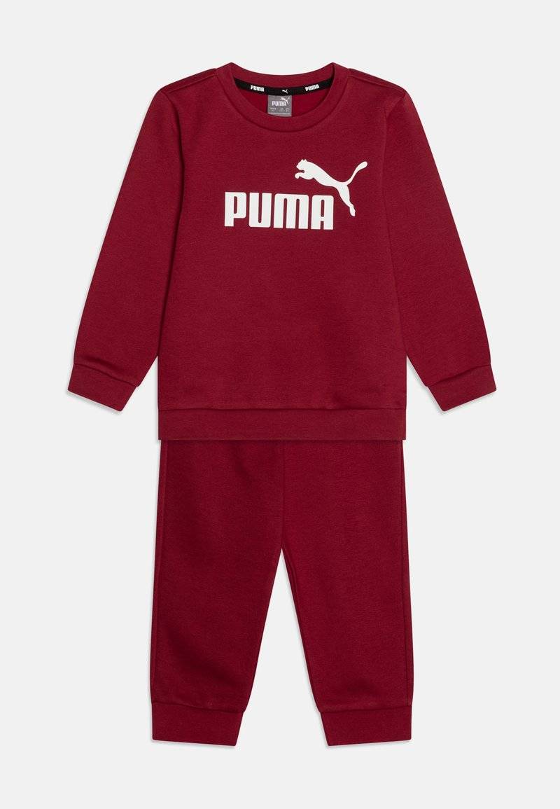 Puma Puma MINICATS CREW JOGGER UNISEX SET - Tracksuit - intense red Saisonale Angebote