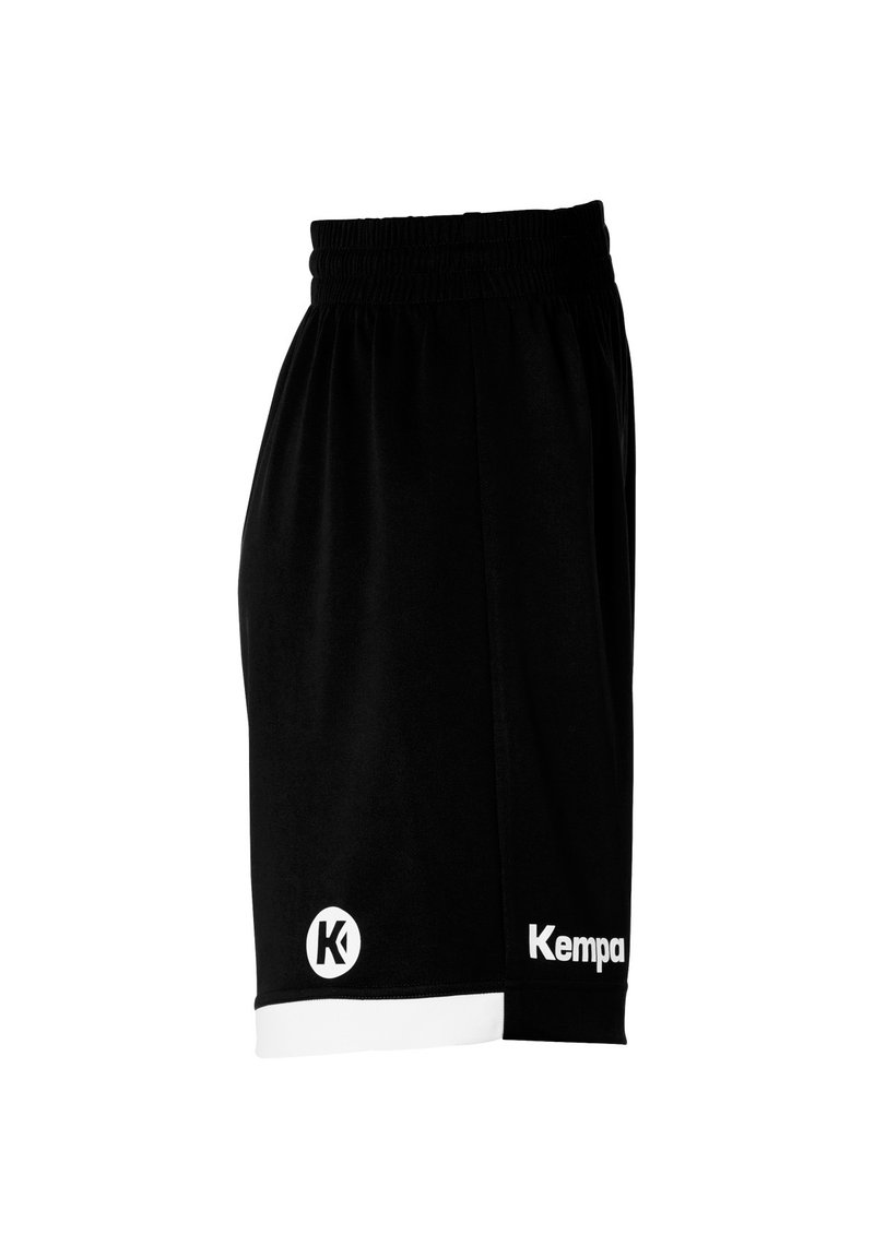Kempa Kempa PLAYER LONG - Sports shorts - schwarz weiß Räumungsverkauf