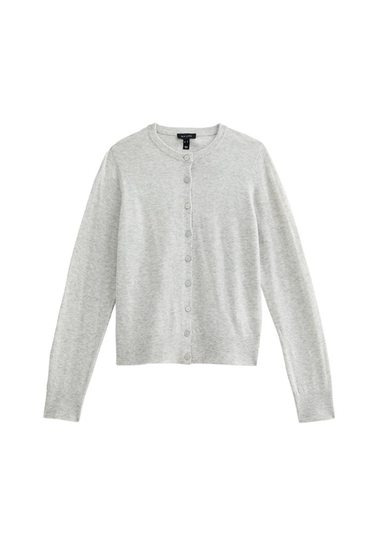 New Look New Look CREW NECK - Cardigan - pale grey Zeitbegrenzte Promotion