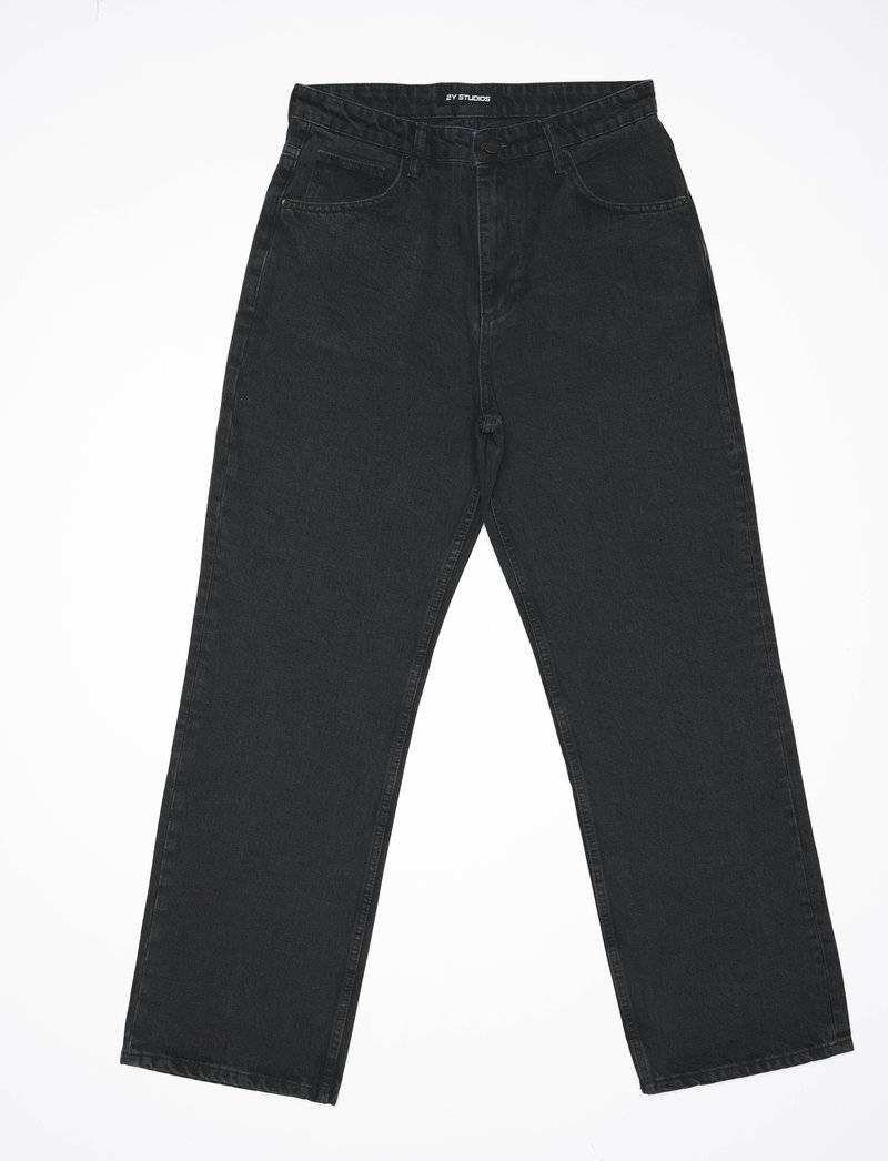 2Y Studios 2Y Studios ADRIK BAGGY - Straight leg jeans - washed black Bis zu 50% Rabatt