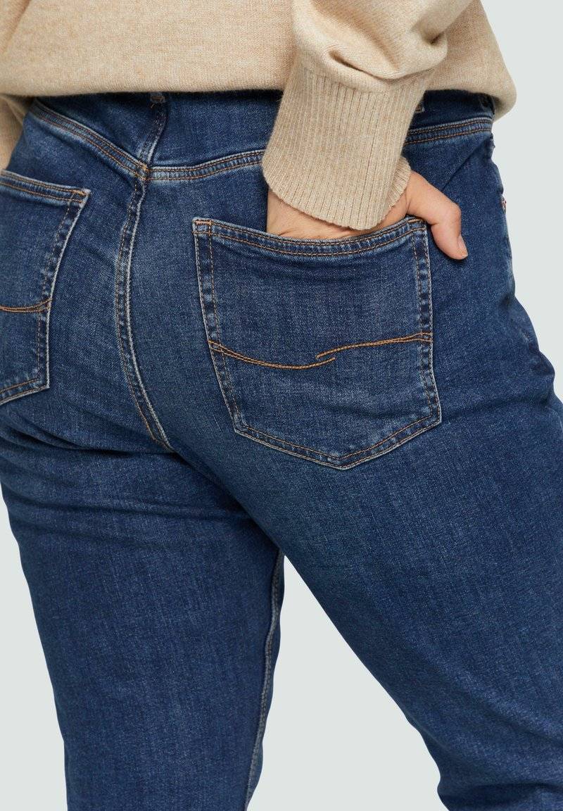 QS QS CURVY MID - Slim fit jeans - blau Bis zu 65% Rabatt
