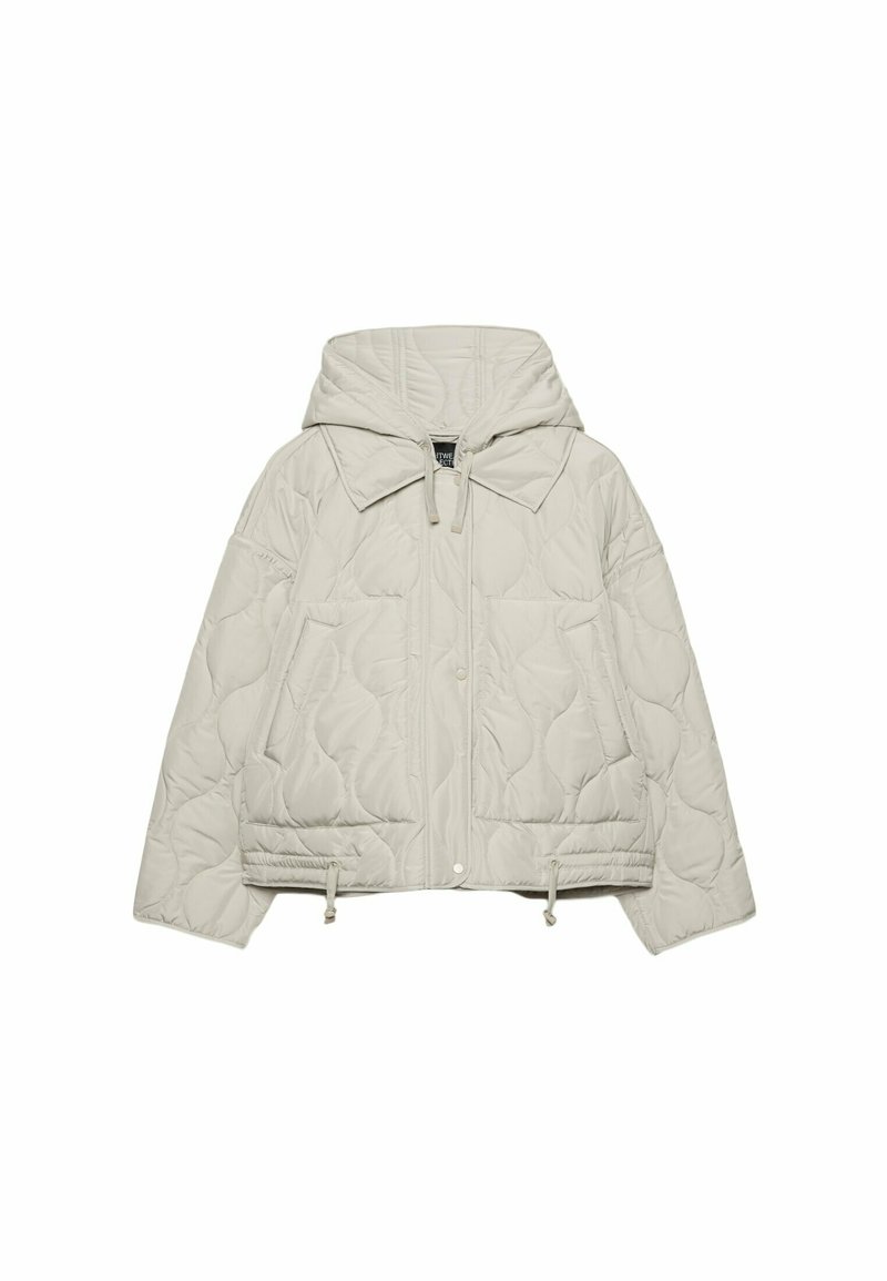 Stradivarius Stradivarius PUFFER - Winter jacket - white Discount Store für neue Produkte