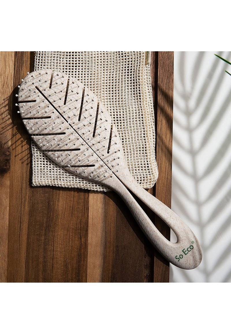 So Eco So Eco SO ECO BIODEGRADABLE DETANGLING LEAF BRUSH - Brush - stone Hotsell