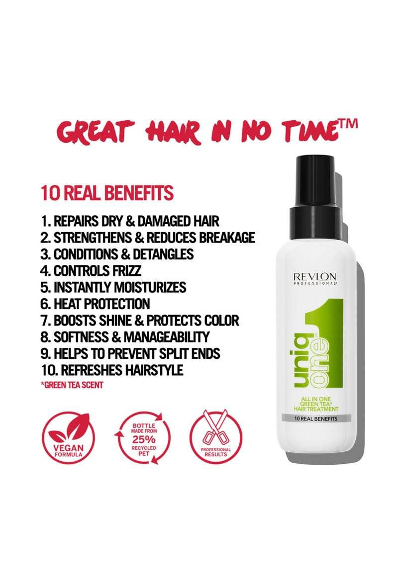 Revlon Professional Revlon Professional UNIQONE™ ALL IN ONE HAIR TREATMENT 10 REAL BENEFITS, GREEN TEA - Hair treatment Fabrikverkauf
