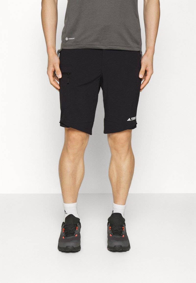 Adidas Terrex Adidas Terrex TERREX UTILITAS HIKING ZIP-OFF - Outdoor trousers - black Nur noch ein Tag übrig