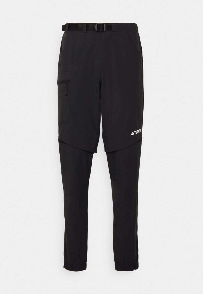 Adidas Terrex Adidas Terrex TERREX UTILITAS HIKING ZIP-OFF - Outdoor trousers - black Nur noch ein Tag übrig
