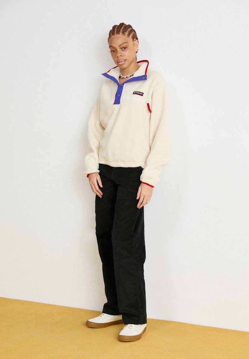 Columbia Columbia HELVETIA™ CROPPED HALF SNAP - Fleece jumper - chalk Speichern exportieren