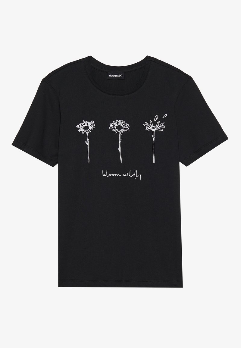 Even&Odd Even&Odd Print T-shirt - black zollfrei
