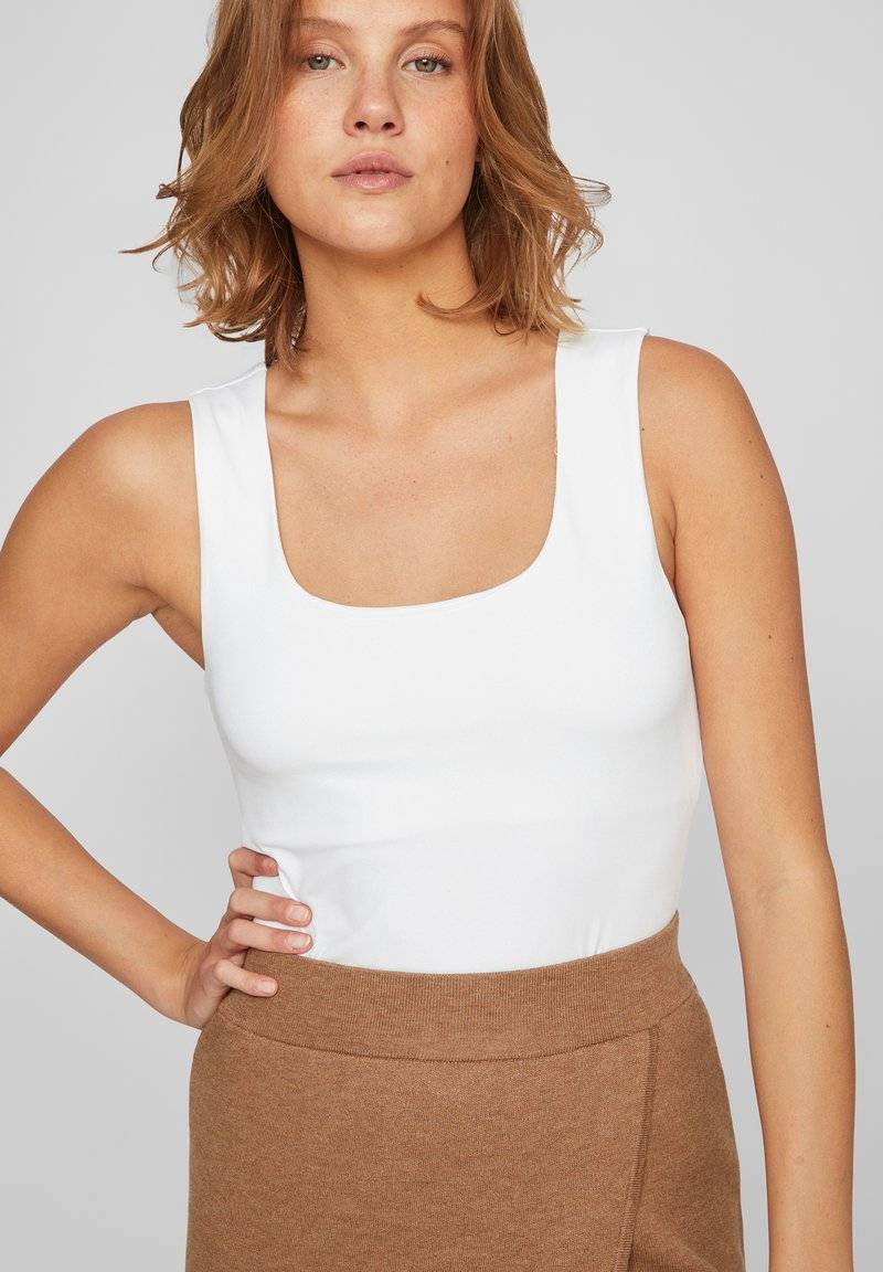 VILA VILA VIKENZA U-NECK TANK NOOS - Top - optical snow 2025