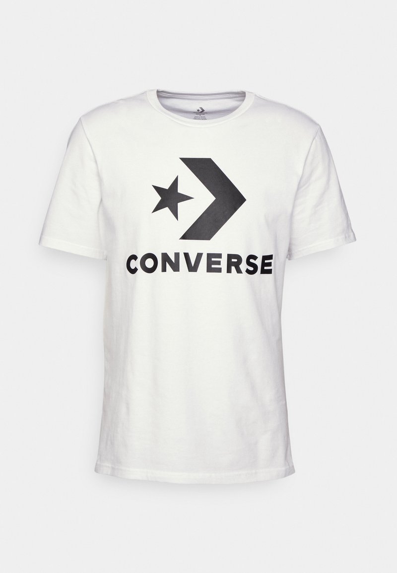 Converse Converse GO TO STAR CHEVRON TEE UNISEX - Print T-shirt - white Hotsell