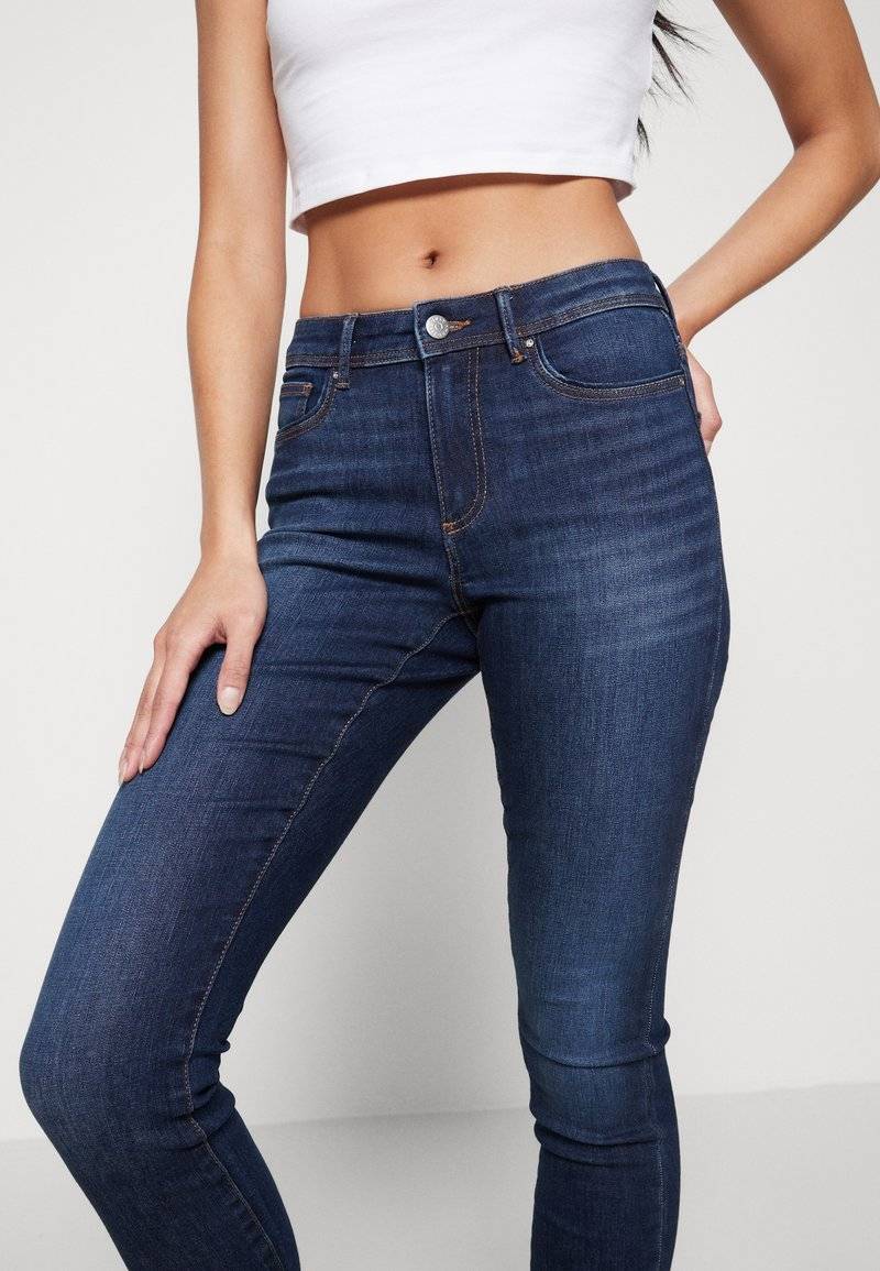 ONLY ONLY ONLWAUW - Jeans Skinny Fit - dark blue denim Fabrikverkauf
