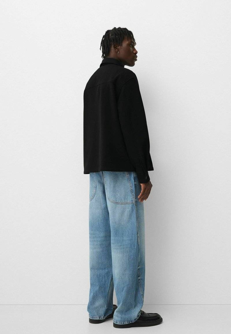 Bershka Bershka Summer jacket - black Flash Sale