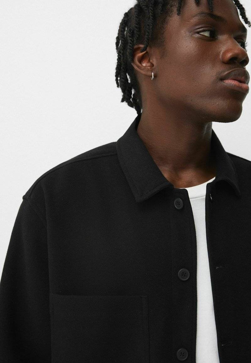 Bershka Bershka Summer jacket - black Flash Sale