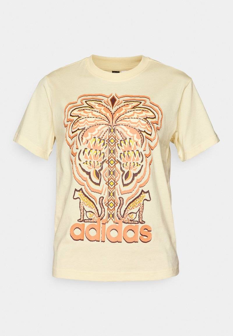 adidas Sportswear adidas Sportswear ADIDAS FARM RIO GRAPHIC - Print T-shirt - easy yellow Wochenangebot