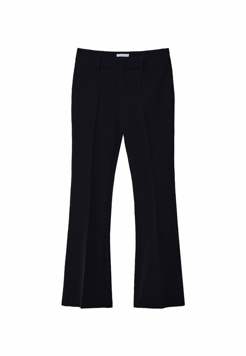 Stradivarius Stradivarius TAILORED FLARED - Trousers - black Günstiger Verkauf