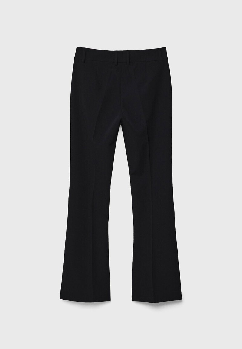 Stradivarius Stradivarius TAILORED FLARED - Trousers - black Günstiger Verkauf