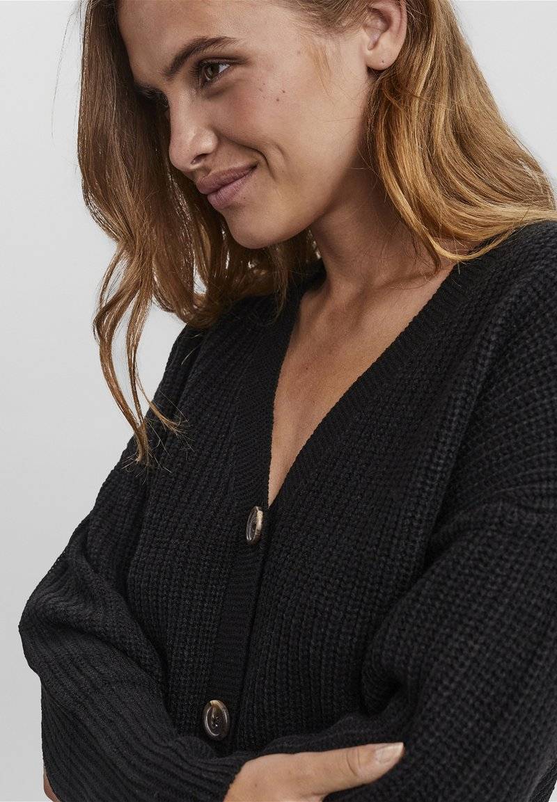 Vero Moda Vero Moda VMLEA VNECK - Cardigan - black Meist gekauft