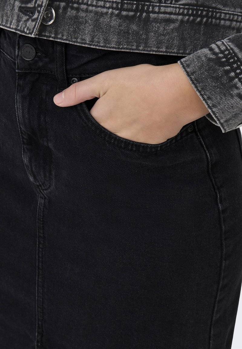 ONLY ONLY ONLBIANCA REA NOOS - Denim skirt - washed black Blitzverkäufe