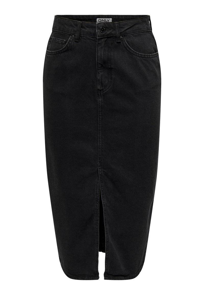 ONLY ONLY ONLBIANCA REA NOOS - Denim skirt - washed black Blitzverkäufe