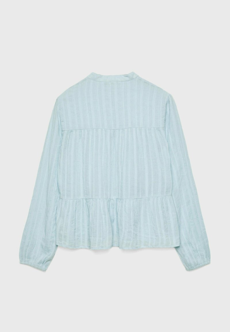 Stradivarius Stradivarius FLOWING BOHO - Blouse - light blue Exklusivangebot