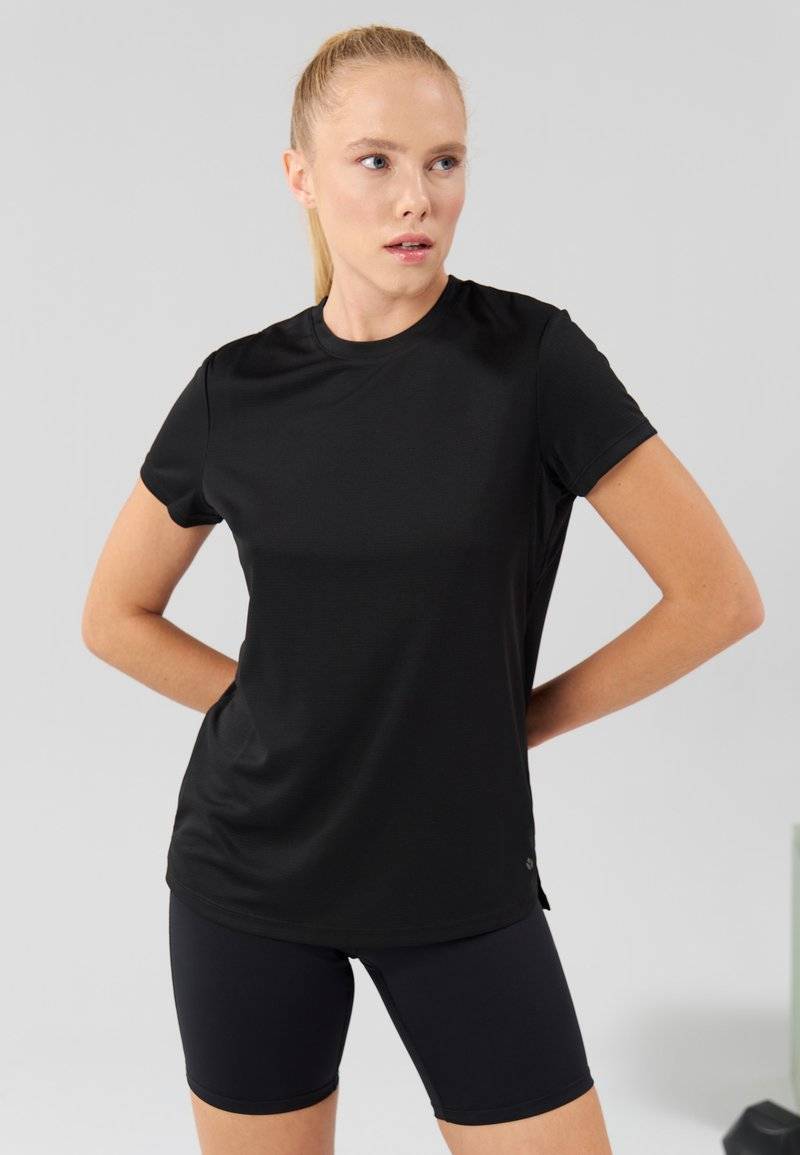 Even&Odd active Even&Odd active Basic T-shirt - black Jubiläumsangebot