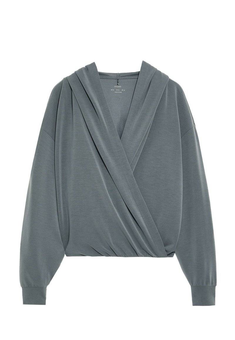 OYSHO OYSHO SOFT TOUCH - Hoodie - grey Räumungsverkauf