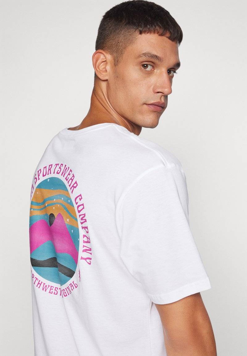 Columbia Columbia ROLLINGWOOD PARK GRAPHIC - Print T-shirt - white Sonderangebote