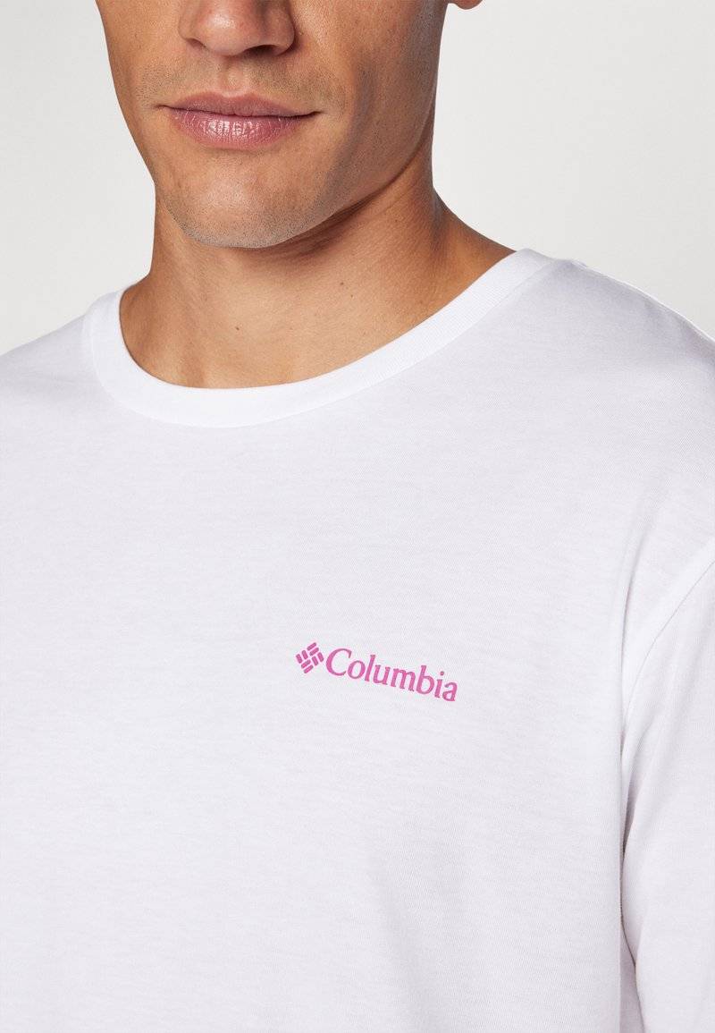 Columbia Columbia ROLLINGWOOD PARK GRAPHIC - Print T-shirt - white Sonderangebote